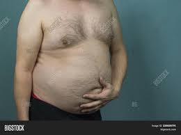 Fat Man Naked Torso Image & Photo (Free Trial) | Bigstock