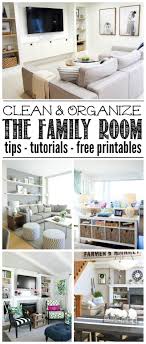 How To Organize The Family Room November Hod Clean And Scentsible Family Room Organization Family Room Design Family Room