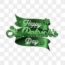 Happy Saint Patrick Day Inscription Label On A Green Ribbon Gold Typography St Png Transparent Clipart Image And Psd File For Free Download Happy St Patricks Day St Patrick St Patrick S