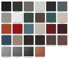 metal barn roofing colors standing seam roofing color