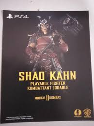 Shao kahn is a character in the mortal kombat fighting game series. Mortal Kombat 11 Shao Kahn Ps4 Video Gaming Video Games On Carousell