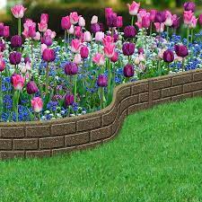 Heavy edging stones for your garden, patio or driveway. 1 2m Recycled Rubber Lawn Edging Ultra Curve Border Bricks Earth H15cm Free Uk Delivery