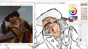 This video is created for review purposes only. Sea Of Thieves Scotty Fearsome Mc Pherson Speed Drawing Paint Youtube