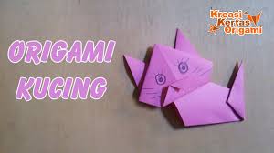 Menurut catatan sejarah, origami sendiri berasal dari bahasa jepang yang terdiri dari dua kata, yaitu ori dan kami. Cara Membuat Origami Kucing Yang Mudah Youtube