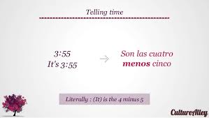 Practice your pronunciation with rocket record. Basic Spanish Lesson 17 Asking And Telling Time In Spanish