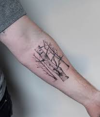 An Aspen Tree Displayed In Black And Grey Tattoo Work Tree Trees Forest Treestagram Mothernature Treescape Tree Tattoo Tree Sleeve Tattoo Forest Tattoos