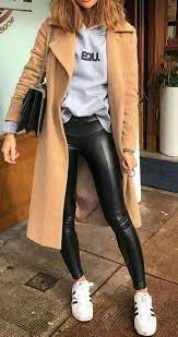 45 Atemberaubende Herbstoutfits Die Du Lieben Wirst 12 Tops Fast Outfits With Leggings Leather Pants Outfit Casual Winter Outfits