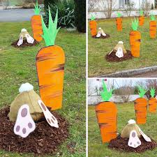 Garden statues, wind spinners, obelisks, trellises, arches, arbors, solar lights, and more! Kilipes Decorative Garden Stake Easter Bunny Boy Metal Stake Garden Decor Rabbit With Carrot Welcome Sign Lawn Yard Outdoor Decoration Outdoor Decor Patio Lawn Garden Rayvoltbike Com