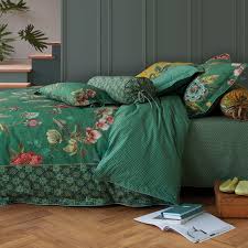 Hallo, die bettwäsche wurde einmal für gäste genutzt, vorher und nachher heiß gewaschen. Pip Studio Perkal Bettwasche Poppy Stitch Green 100 Baumwolle Wohntextilien 4 You Qualitats Marken Fur Schoneres Wohnen