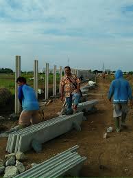 Pasang beton ring 10/10/ : Upah Biaya Borong Tenaga Pasang Pagar Panel Beton Megah Beton Precast