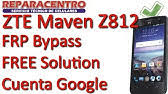 In the left corner of the unlock interface, there should be forgotten the password. How To Unlock At T Zte Maven Z812 Youtube