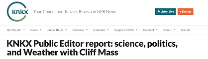 Cliff Mass Weather Blog Knkx Leader Resigns As The Radio Station Turns To Political Advocacy