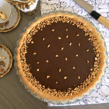 Tarte Au Chocolat Cacahuete Et Caramel Beurre Sale Tarte Au Chocolat Idee Tarte Gateau Roule Chocolat