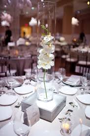 Orchid Centerpiece In Glass Cylinder Simple Beautiful I Ve Made Lightboxes For Orchid Centerpieces Orchid Centerpieces Wedding Simple Wedding Centerpieces