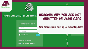 Therefore, it is imperative that candidates should be acquainted. Reasons Why You Are Not Admitted On Jamb Caps 9jajointlearn