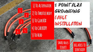 Ini difasilitasi oleh beberapa kelebihan. 5 Point Grounding Cable Installation For Perodua Alza How To 35mm Copper Wire Youtube