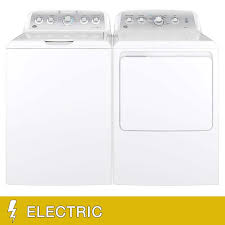 Shop costco.com's huge selection of household appliances. Ge 4 6 Cu Ft Top Load Washer And 7 2 Cu Ft Aluminized Alloy Drum Electric Dryer Laundry Package Costco