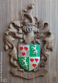 Blason Et Armoirie Bois Sculpte Patrick Damiaens