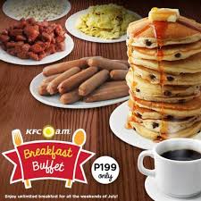 Kfc Eat All You Can Breakfast Buffet Promo Participating Stores
