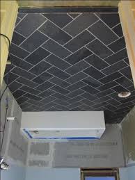 Sharing My Bathtub Research Bathrooms Forum Gardenweb Epoxy Grout Slate Tile Herringbone Floor