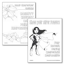 More free printable educational coloring pages and sheets can be found in the educational color page gallery. Character Counts Week Activities