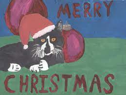 Whether you're getting a cac for the first time or renewing your current cac, you must follow all four steps listed below: How To Make A Cat Christmas Card Holidappy