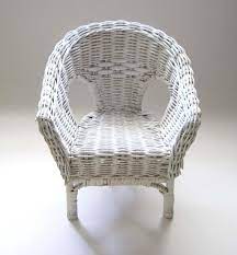 Vintage Wicker Doll Chair White Doll Furniture Baby Room Etsy Vintage Wicker White Wicker Chair Doll Furniture