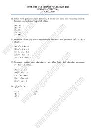 Soal poltekkes 2016 dan pembahasan pdf. Soal Try Out Simama Poltek 1
