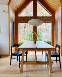 Table leaves fold into make smaller size. 18 Black Chairs To Pair With The Ikea Mockelby Dining Table The Sweet Beast