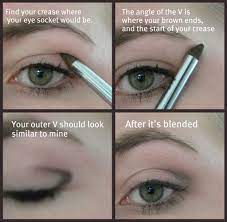 Then, blend it out using a blending brush. Defining The Outer V Small Eyelid Makeup Hooded Eye Makeup Eyeshadow Basics