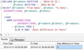 For instance, what is the duration between 9:00am and 5:45pm, the answer is 8.75 hours or 8 hours and 45 minutes. How To Get Difference Between Two Dates In Years Months And Days In Sql Server Sqlhints Com