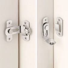 It features an aluminum bolt that securely locks door in closed or ventilating position. Stainless Steel Right Angle Locking Latch Sliding Barn Door Lock Doors Windows Safety Security Home Anti Theft Guard Door Bolts Aliexpress