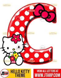hello kitty printable letters a z and 0 9 printable