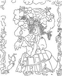 Dididou Coloriage Peinture Guiseppe Arcimboldo Disegni Da Colorare Insegnando L Arte Disegni