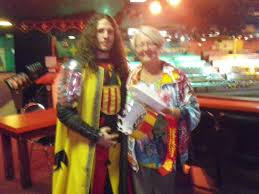 Kaitlyn given a sash by our Red Knight