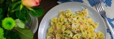 Farfalle Al Salmone Affumicato Pasta With Smoked Salmon Sauce