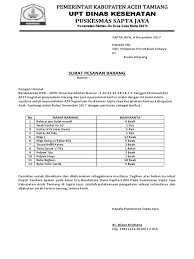 Contoh formulir biodata dalam bahasa inggris. 10 Contoh Surat Pesanan Barang Elektronik Kantor Atk Dan Rumah