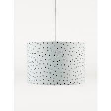 Create your own personalized pendant or floor lamp by combining the lampshade with your choice of cord set or lamp base.make a statement in your room with an oversized pendant shade of cloth, which also will provide a beautiful diffused light over the room or the dining table.lamp base and cord set. White Polka Dot Lamp Shade Home George At Asda