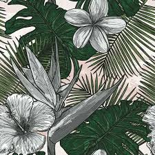 Maybe you would like to learn more about one of these? Modern Tropical Floral Pattern Print 19231245 Framed Photos
