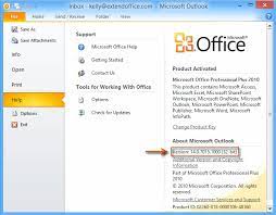 It would make it easier is microsoft specified that in the dropdown menu obviously. How To Determine Which Outlook Version Number I M Using