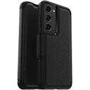 Black Galaxy S23 Leather Case | OtterBox Strada Series Folio