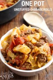 Hamburger and cabbage in instant pot. One Pot Unstuffed Cabbage Rolls Family Fresh Meals