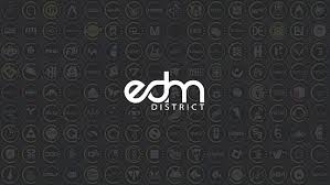 Download the perfect edm pictures. Hd Wallpaper Edm District Logo Music Electronic Music Simple Background Wallpaper Flare