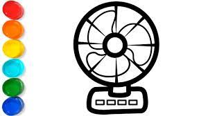 No matter what, a fan will always be a reliable purchase. Glitter Step By Step Electric Fan Drawing And Coloring Pages For Kids Toddlers Kids Colors Tv Youtube
