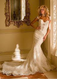 Elegant tulle sweetheart neckline natural waistline sheath wedding dress with beaded lace appliques. 234 99 Stunning Tulle Sweetheart Neckline Mermaid Wedding Dresses With Lace Appliques Backless Mermaid Wedding Dresses Wedding Dresses Perfect Wedding Dress