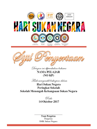 Tidak ada yang tidak mungkin kalau mau berusaha. Hari Sukan Negara 1 Docx