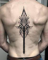 Spine Tattoo Design Spine Tattoo Geometric Tattoo Back Geometric Tattoo