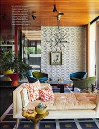 Mid Century Modern Living Room Featured In Spain Architectural Digest Designed Ic Mekan Fikirleri Dekor Ev Icin
