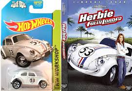 Amazon Com Herbie Fully Loaded Disney Movie Hot Wheels Vw Love Bug Replica Beetle Lindsay Lohan Justin Long Angela Robinson Movies Tv