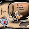 When the price of petrol rises, drivers are spending more money on petrol. 3